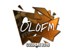 Klistermærke (olofmeister folie Cologne 2016)