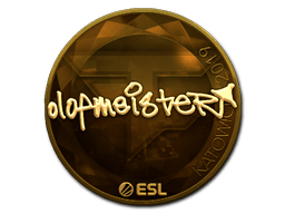 Samolepka (olofmeister zlatá Katowice 2019)