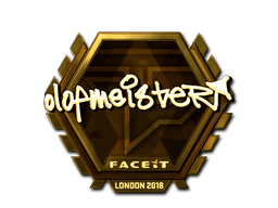Samolepka (olofmeister zlatá London 2018)
