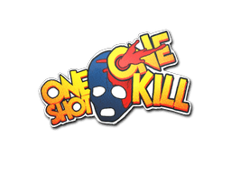 Klistermærke (One Shot One Kill)