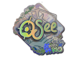 Adesivo (oSee Olografico Rio 2022)