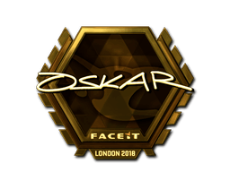 Adesivo (oskar Oro London 2018)
