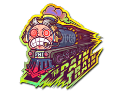 Klistermærke (Pain Train holo)