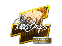 Klistermærke (pashaBiceps folie Atlanta 2017)