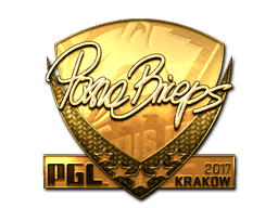 Samolepka (pashaBiceps zlatá Krakow 2017)