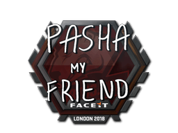 Samolepka (pashaBiceps London 2018)