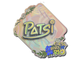 Klistermærke (Patsi holo Rio 2022)