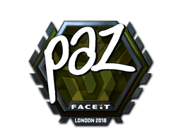 Klistermærke (paz folie London 2018)