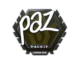 Samolepka (paz London 2018)