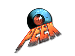 Klistermærke (Peek Me folie)