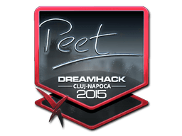 Klistermærke (peet folie Cluj-Napoca 2015)