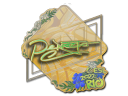 Klistermærke (Perfecto holo Rio 2022)