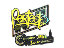 Klistermærke (Perfecto holo Stockholm 2021)