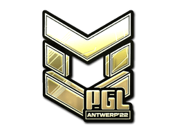 Klistermærke (PGL guld Antwerp 2022)