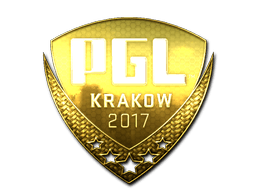 Klistermærke (PGL guld Krakow 2017)