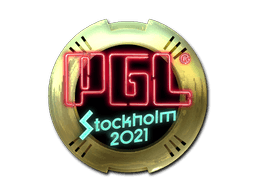 Klistermærke (PGL guld Stockholm 2021)