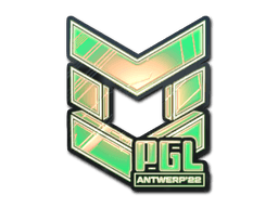 Klistermærke (PGL holo Antwerp 2022)