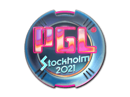 Klistermærke (PGL holo Stockholm 2021)