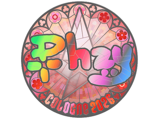 Samolepka (phzy holografická IEM Cologne 2026)
