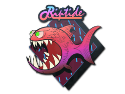 Samolepka (Pink Jaggyfish)
