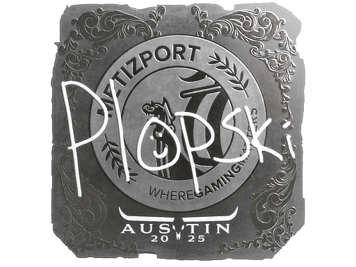สติกเกอร์ (Plopski ฟอยล์ Austin 2025)