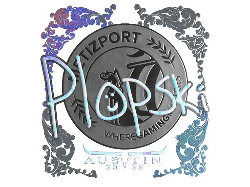 สติกเกอร์ (Plopski โฮโล Austin 2025)