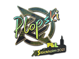 สติกเกอร์ (Plopski โฮโล Stockholm 2021)