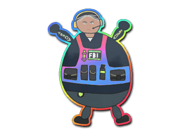 Klistermærke (Poorly Drawn Ava holo)