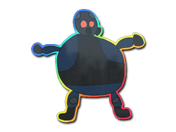 Klistermærke (Poorly Drawn SAS holo)