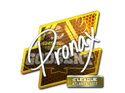 Klistermærke (pronax folie Atlanta 2017)