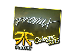 Klistermærke (pronax folie Cologne 2015)