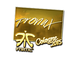 Samolepka (pronax zlatá Kolín nad Rýnem 2015)