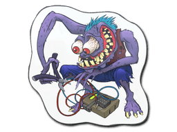 Samolepka (Purple Bombster)