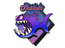 Samolepka (Purple Jaggyfish)