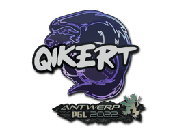 Klistermærke (qikert Antwerp 2022)
