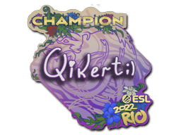 Klistermærke (qikert vinder Rio 2022)