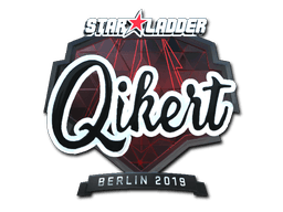Klistermærke (qikert folie Berlin 2019)