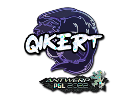 Klistermærke (qikert glitter Antwerp 2022)