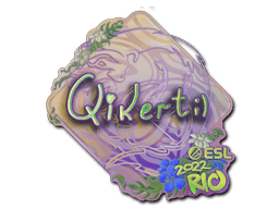 Klistermærke (qikert holo Rio 2022)