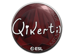 Klistermærke (qikert Katowice 2019)