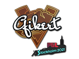 Samolepka (Qikert PGL Stockholm 2021)