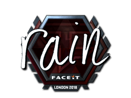 Aufkleber (rain Glanz London 2018)