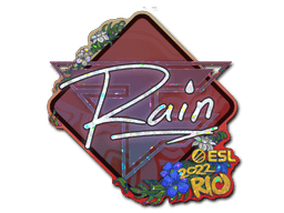 Aufkleber (rain Glitzer Rio 2022)