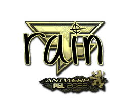 Aufkleber (rain Gold Antwerpen 2022)