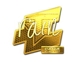 Aufkleber (rain Gold Atlanta 2017)