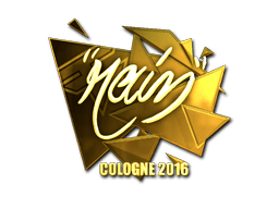 Aufkleber (rain Gold Köln 2016)