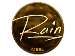 Aufkleber (rain Gold Kattowitz 2019)