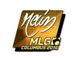 Aufkleber (rain Gold MLG Columbus 2016)