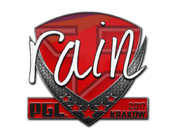 Aufkleber (rain Krakau 2017)