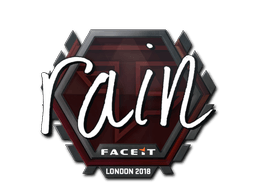 Aufkleber (rain London 2018)